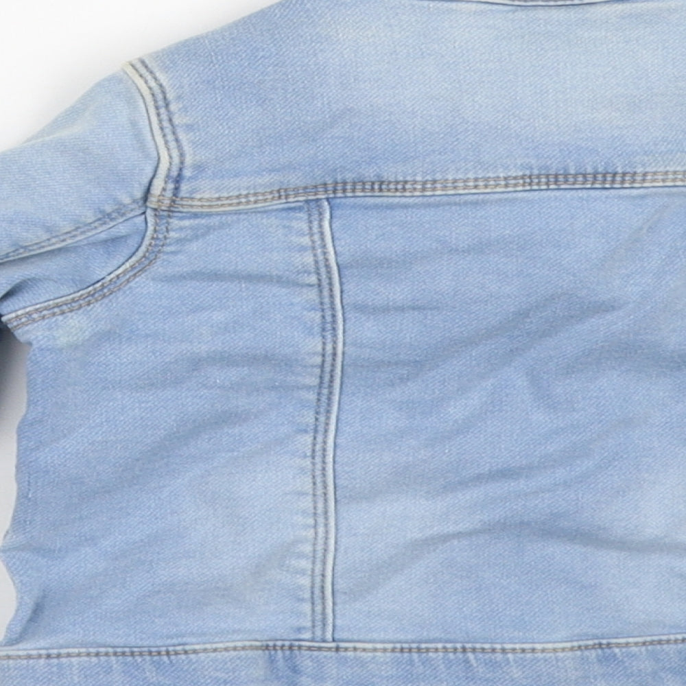 Matalan Girls Blue   Jacket  Size 2-3 Years  Button