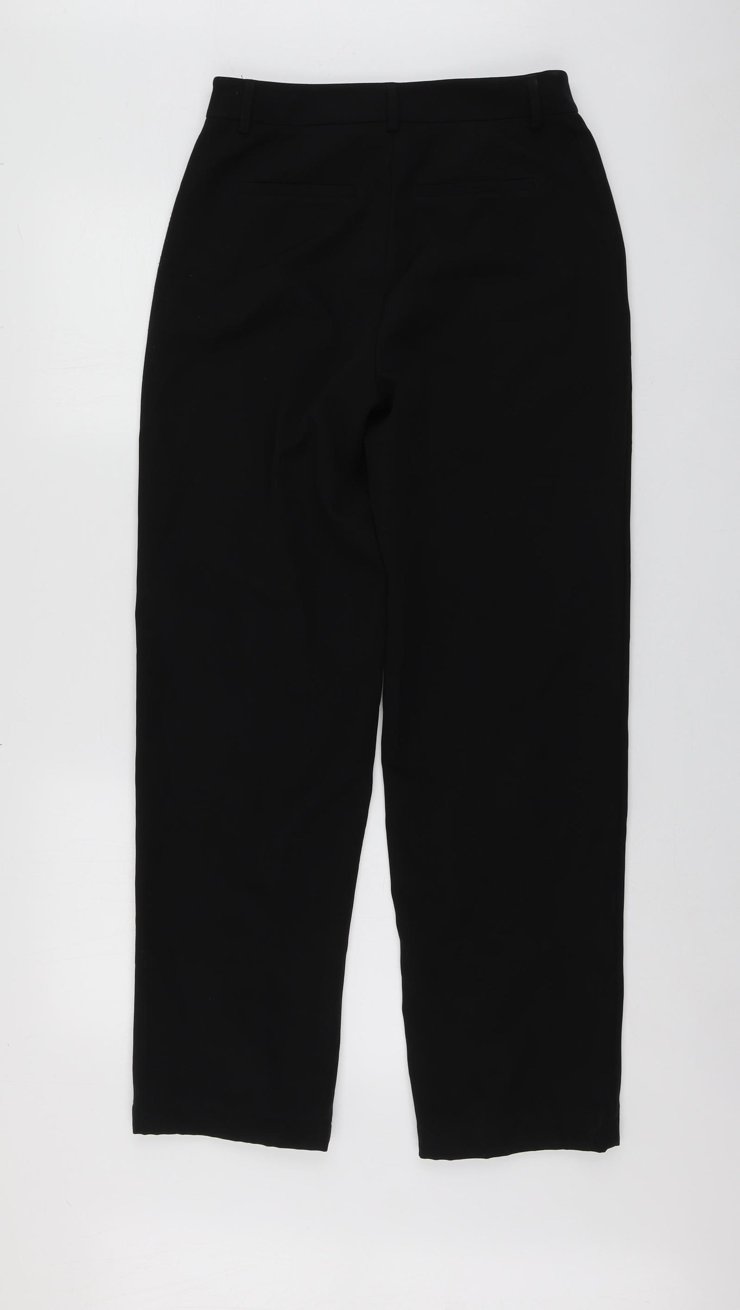 Stradivarius Womens Black  Viscose Trousers  Size 10 L30 in Regular