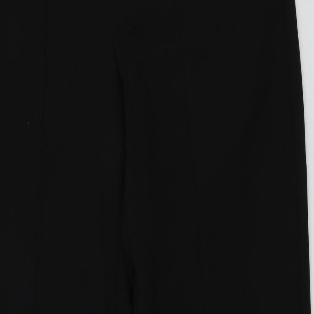 Stradivarius Womens Black  Viscose Trousers  Size 10 L30 in Regular