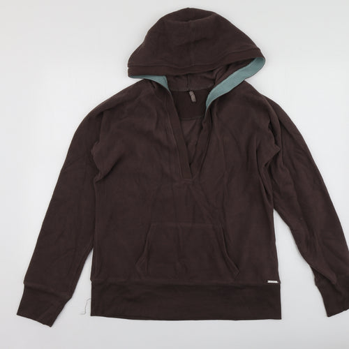 Evie Womens Brown  Polyester Pullover Hoodie Size 18