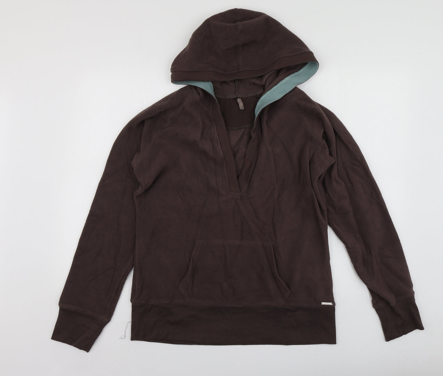 Evie Womens Brown  Polyester Pullover Hoodie Size 18