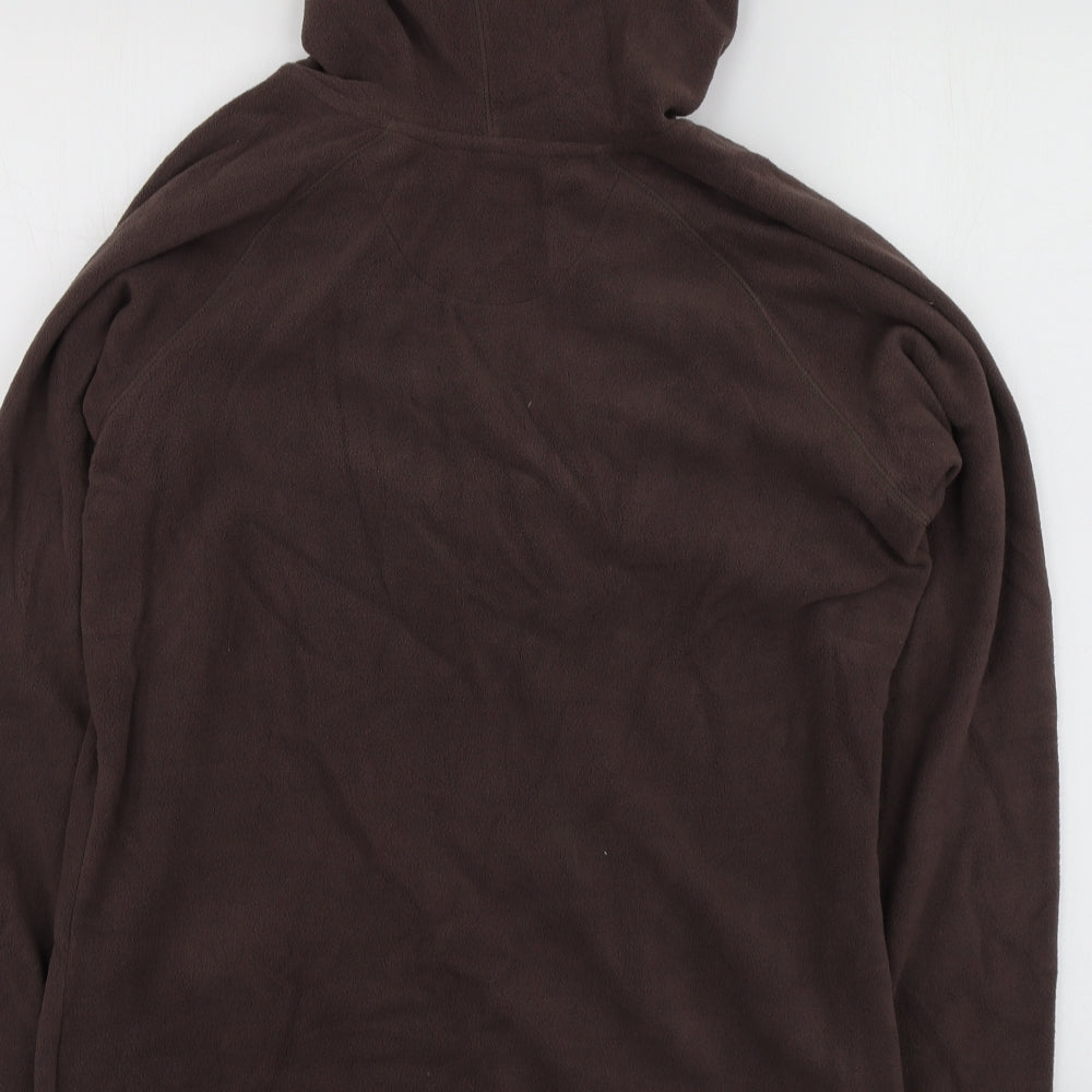 Evie Womens Brown  Polyester Pullover Hoodie Size 18