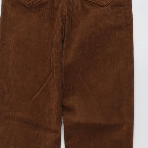 Pull&Bear Womens Brown  Cotton Jegging Trousers Size 32 L27 in Regular