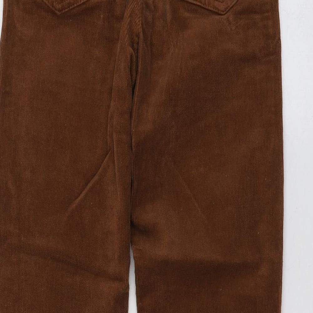 Pull&Bear Womens Brown  Cotton Jegging Trousers Size 32 L27 in Regular
