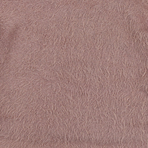 Primark Womens Pink Round Neck  Polyester Pullover Jumper Size XS