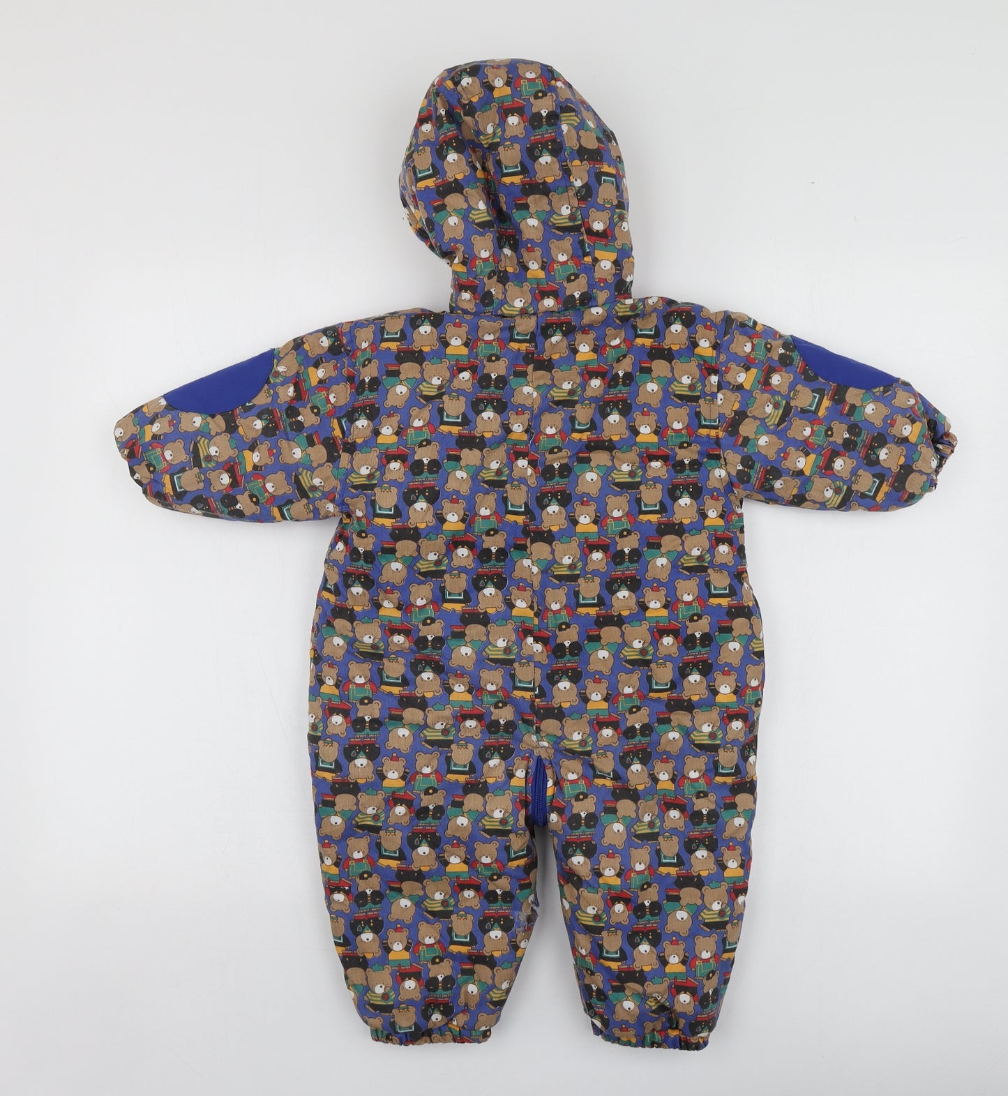Bee Bo Boys Blue Geometric  Jacket  Size 18-24 Months    - playsuit outerwear
