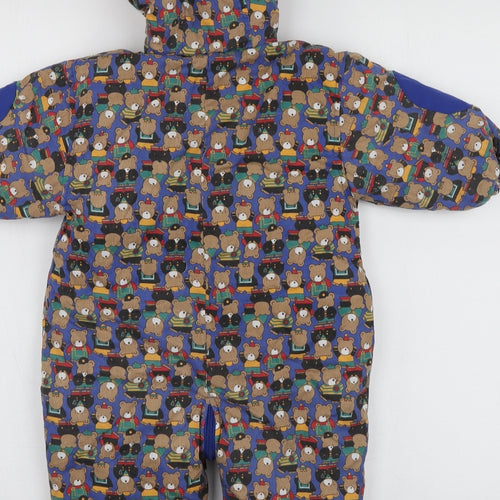 Bee Bo Boys Blue Geometric  Jacket  Size 18-24 Months    - playsuit outerwear