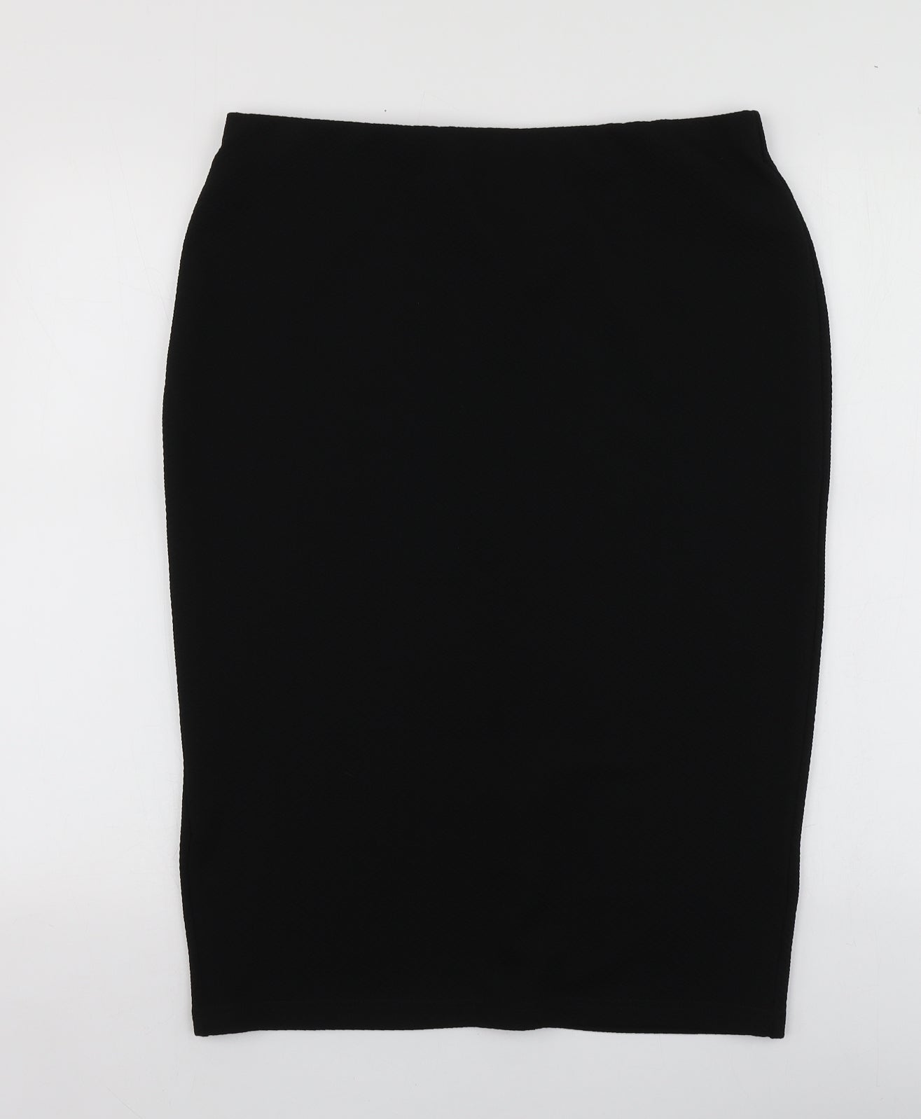 George Womens Black  Polyester A-Line Skirt Size 14
