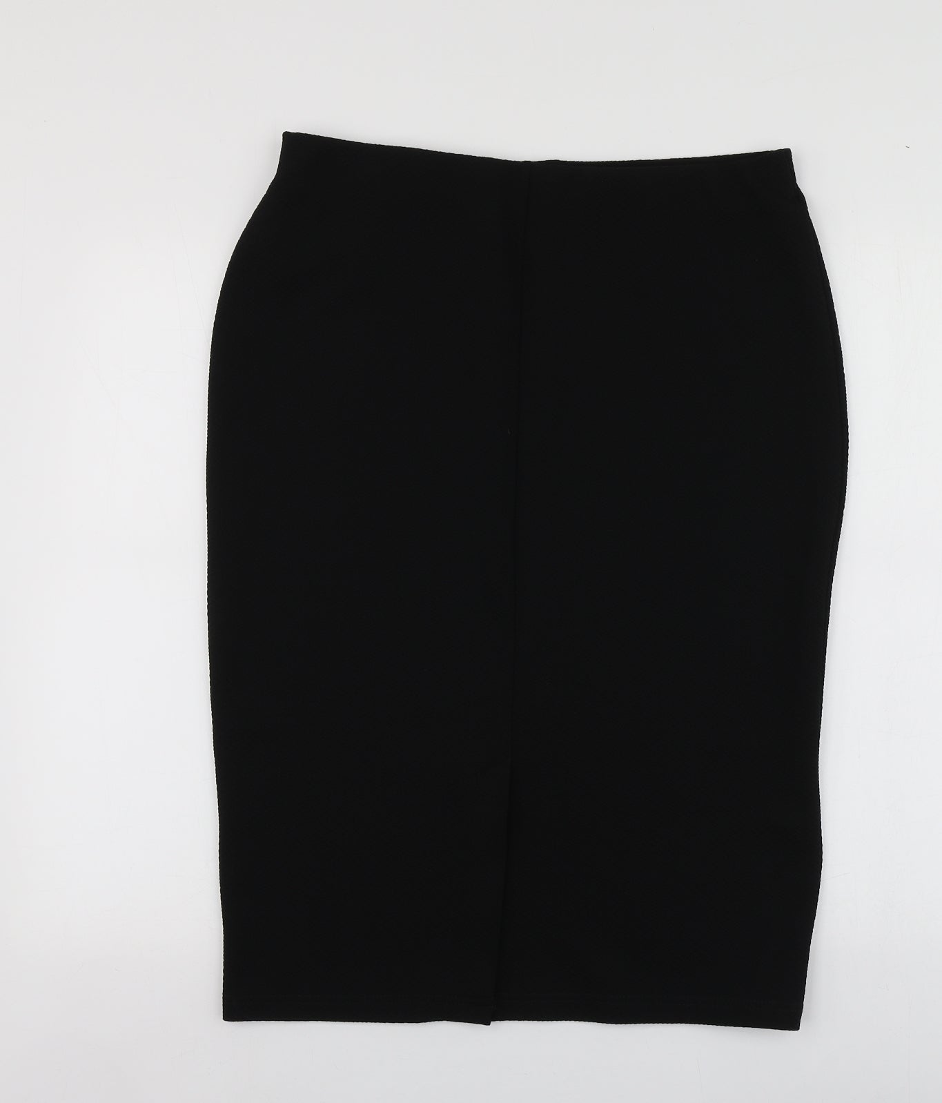 George Womens Black  Polyester A-Line Skirt Size 14