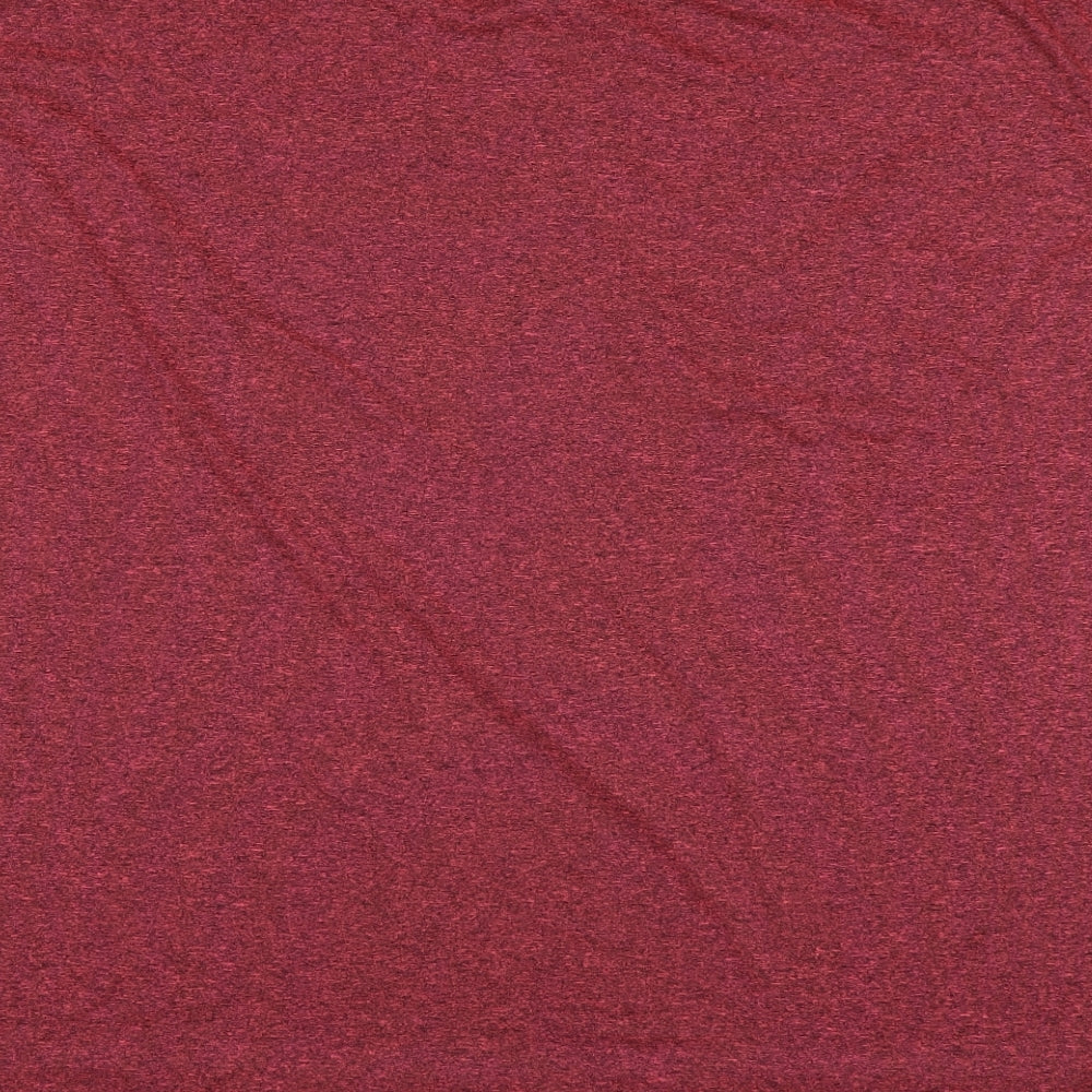 Dunnes Stores Womens Pink  Polyester Basic T-Shirt Size XL Round Neck