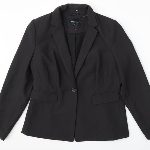 Matalan Womens Grey  Polyester Jacket Suit Size 14