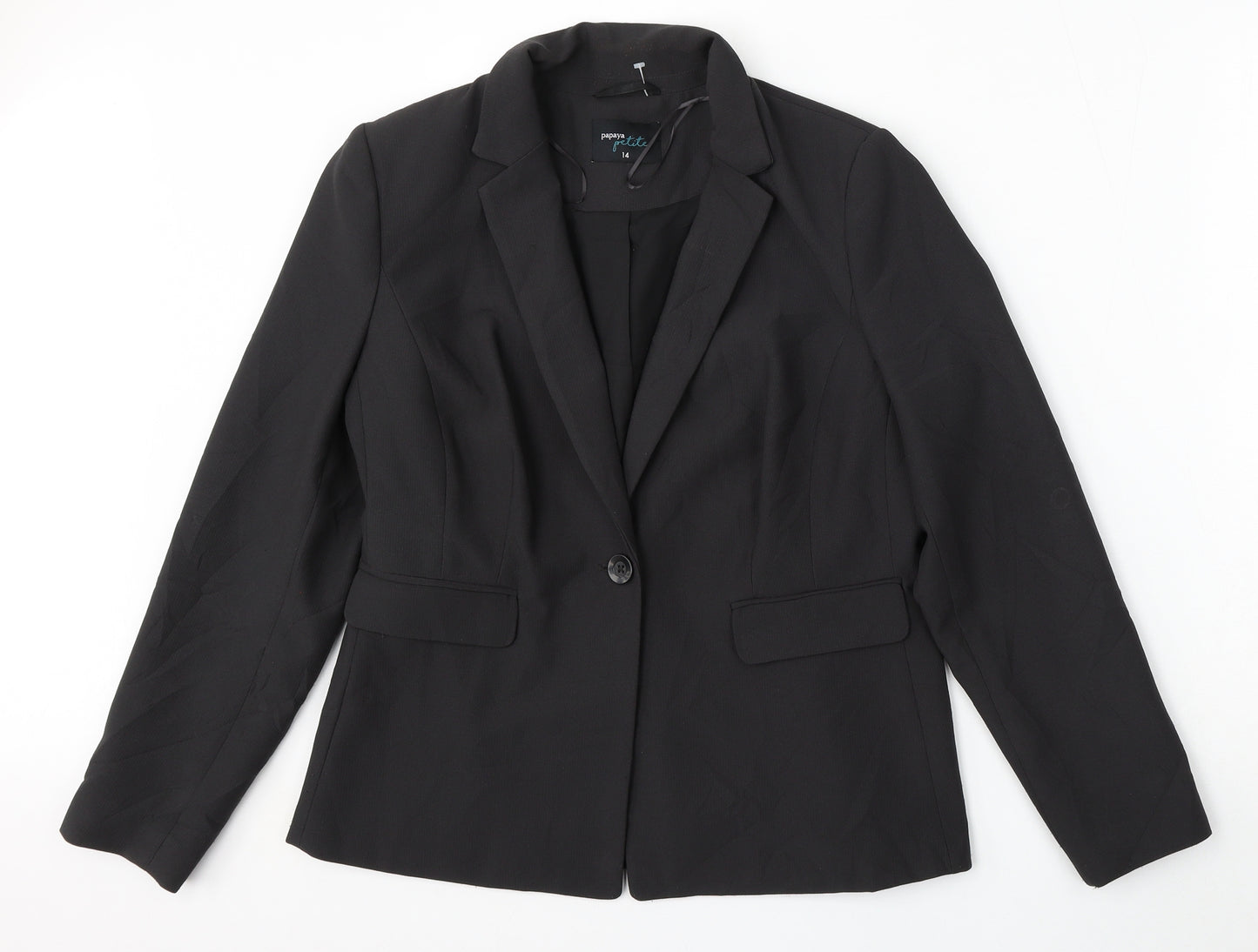 Matalan Womens Grey  Polyester Jacket Suit Size 14