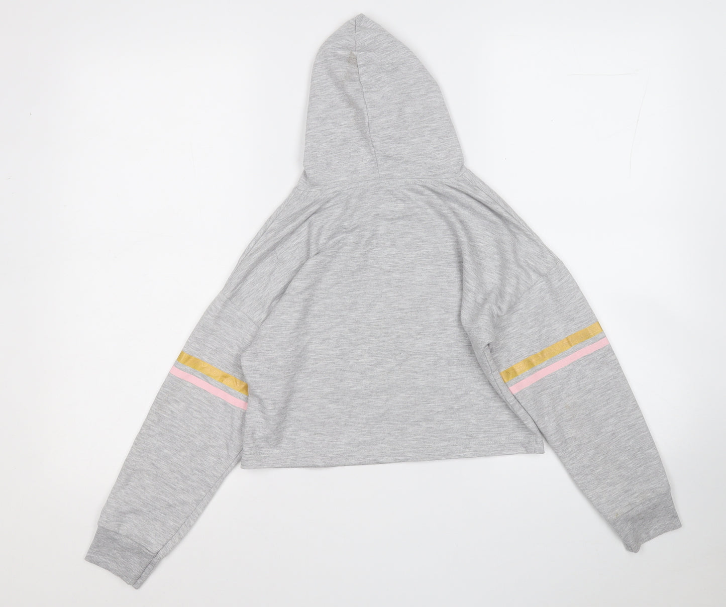 Sienna Dazzel Womens Grey  Acrylic Pullover Hoodie Size S   - Chicago