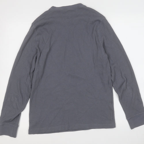 H&M Mens Grey  Cotton Pullover Sweatshirt Size M