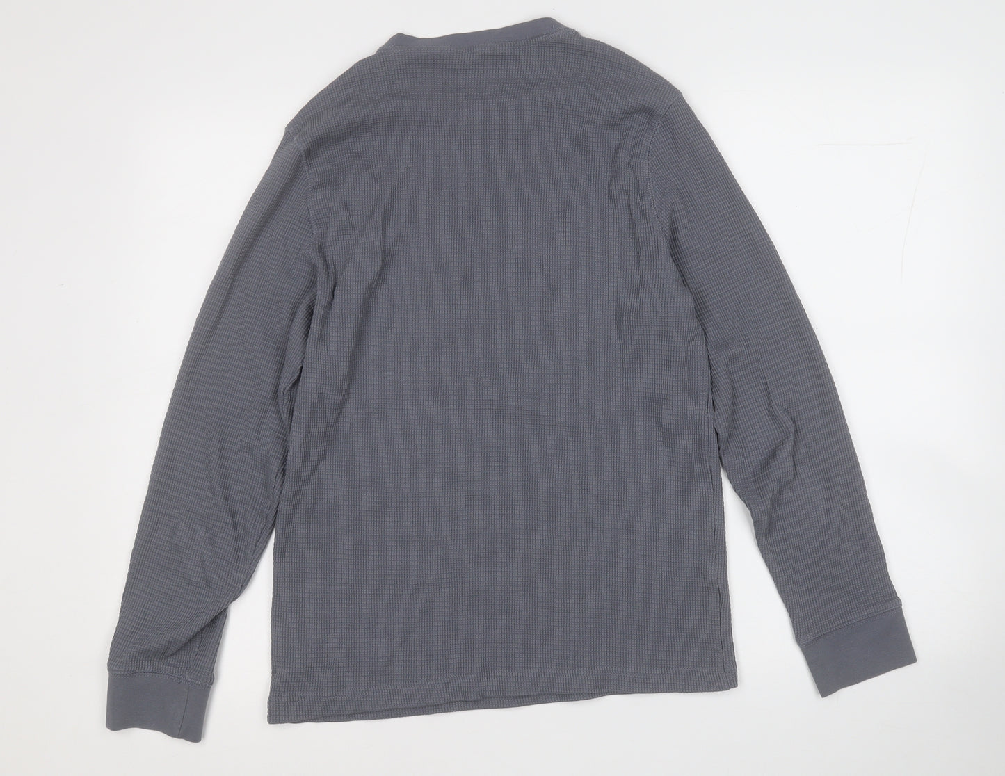 H&M Mens Grey  Cotton Pullover Sweatshirt Size M