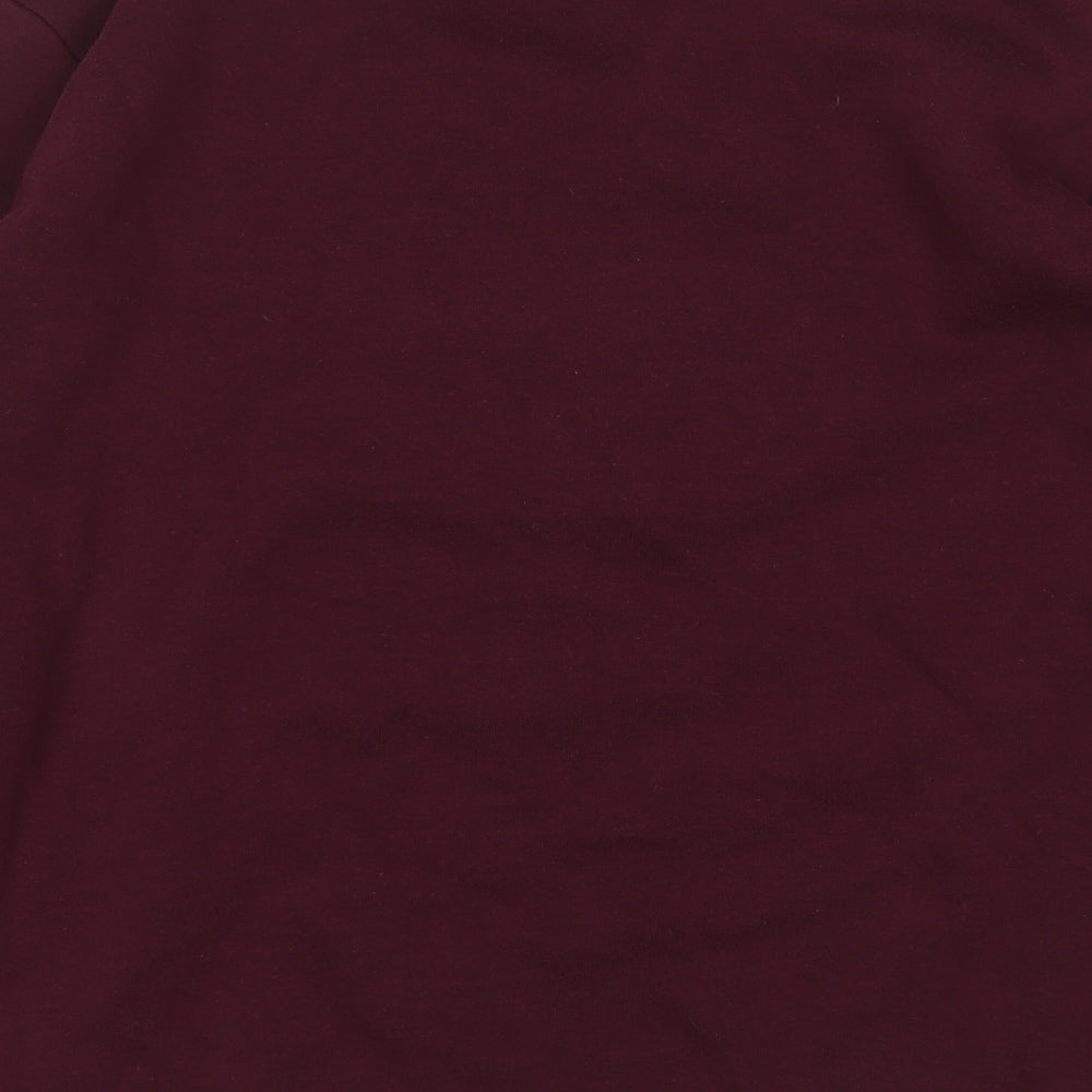 Primark Mens Red  Polyester Pullover Sweatshirt Size L