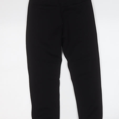 Marks and Spencer Boys Black  Polyester Jogger Trousers Size 10-11 Years  Regular