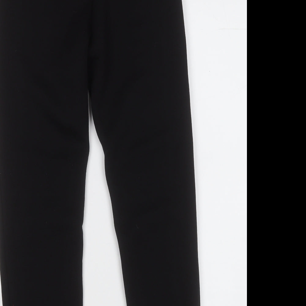 Marks and Spencer Boys Black  Polyester Jogger Trousers Size 10-11 Years  Regular