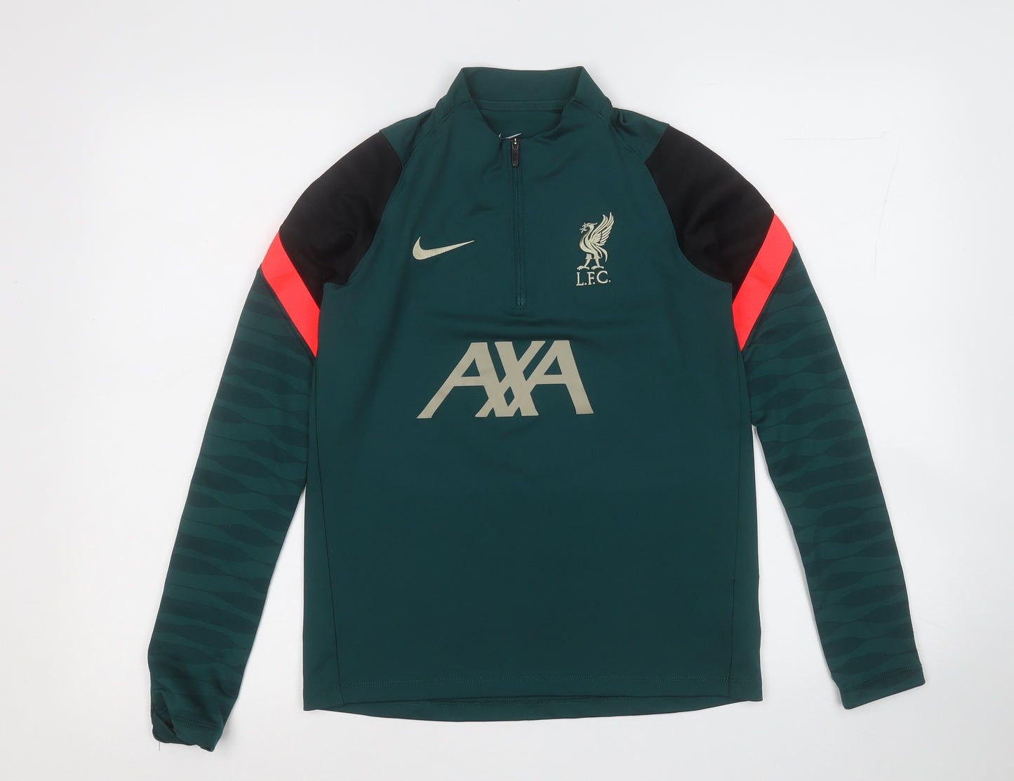 Nike Boys Green  Polyester Pullover Sweatshirt Size L   - Liverpool
