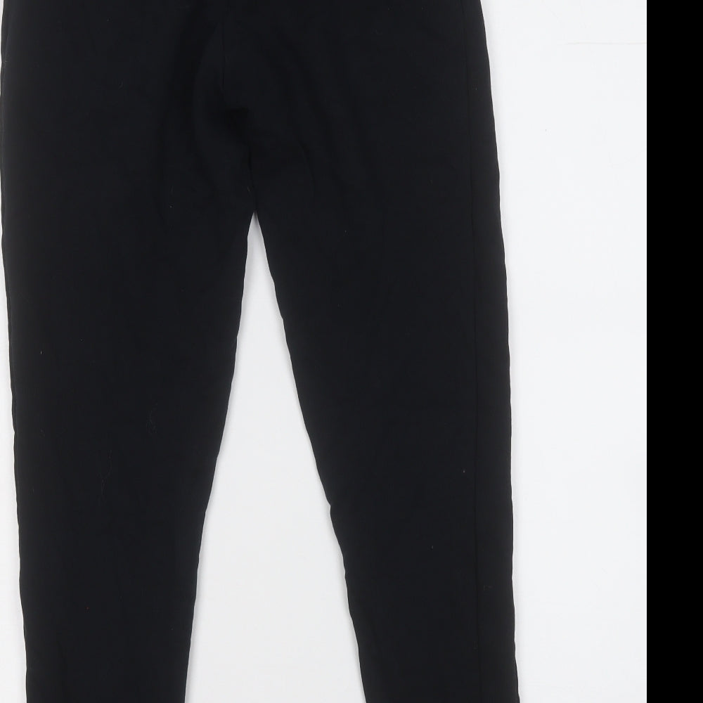 PUMA Mens Black  Cotton Jogger Trousers Size XS L26 in Regular