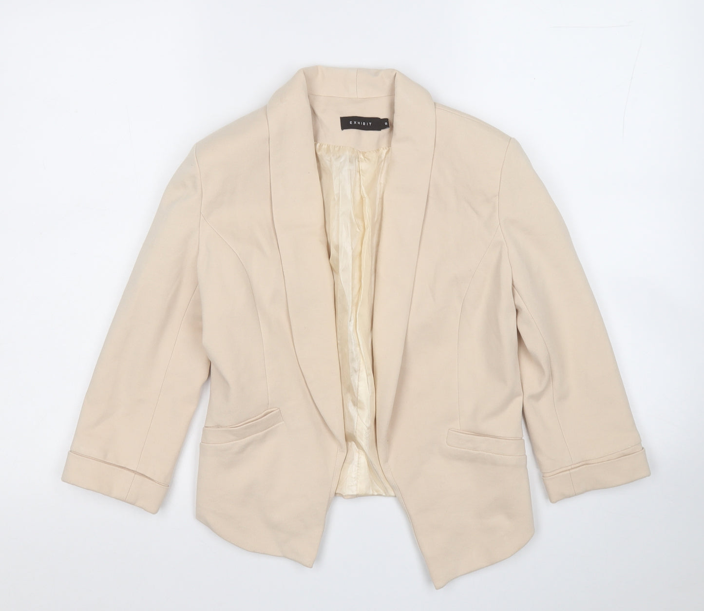 Exhibit Womens Blue   Jacket Blazer Size 8