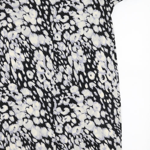 F&F Womens Multicoloured Animal Print Polyester A-Line  Size 10  Round Neck Pullover