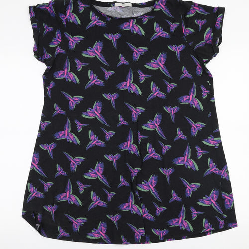 George Womens Multicoloured  Viscose Jersey T-Shirt Size 20 Round Neck