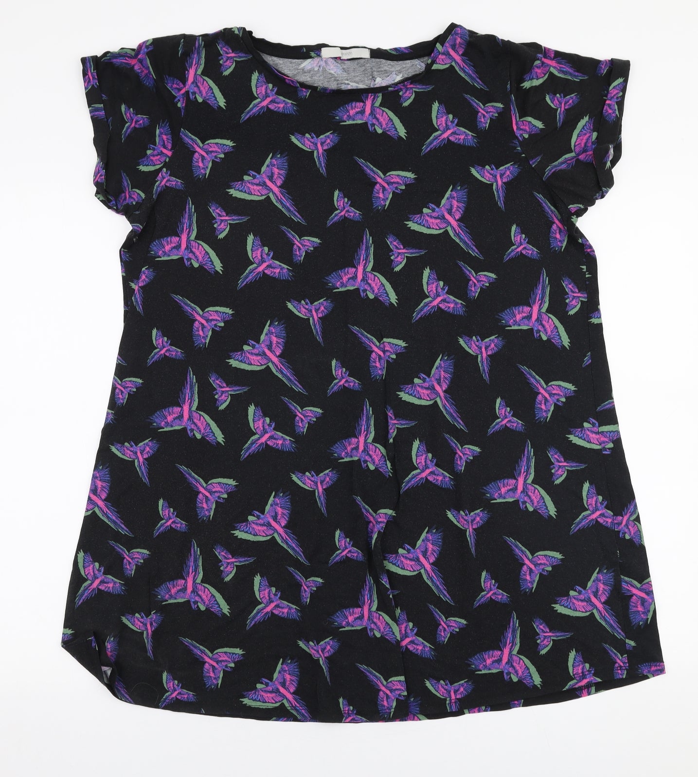 George Womens Multicoloured  Viscose Jersey T-Shirt Size 20 Round Neck