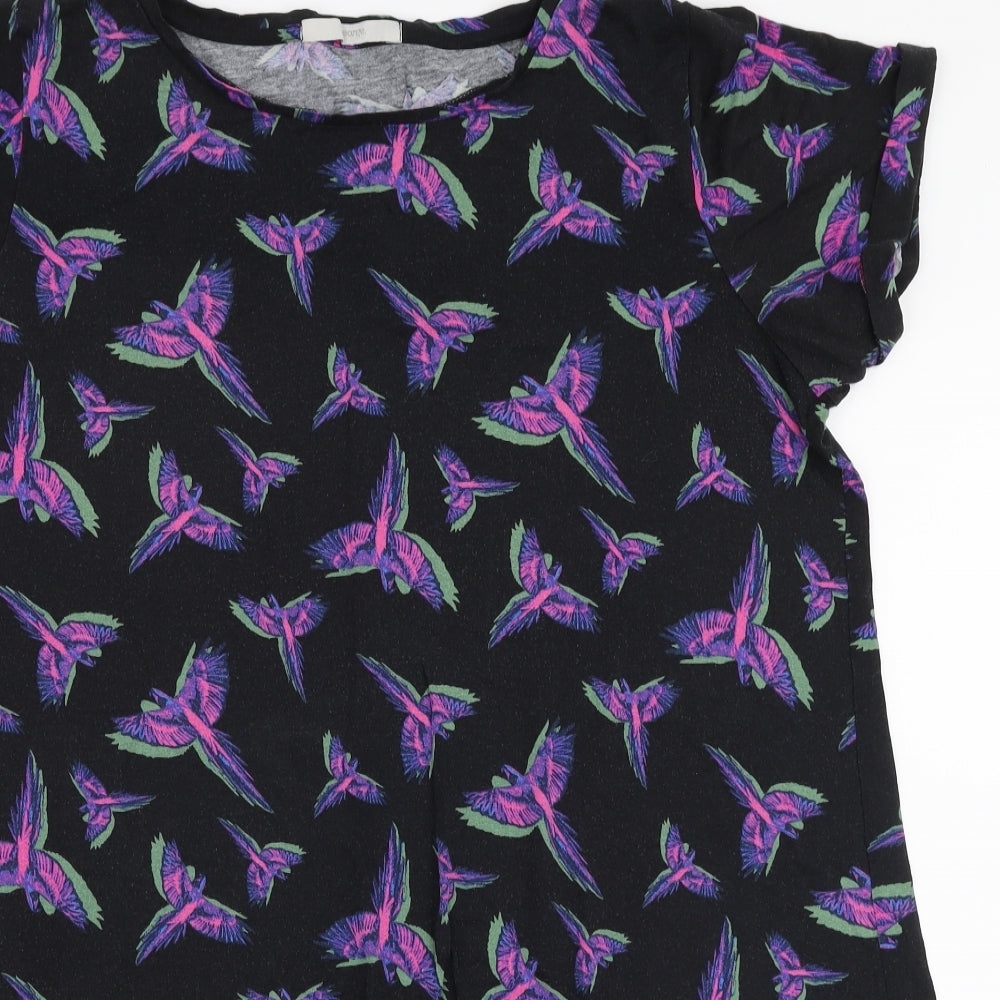 George Womens Multicoloured  Viscose Jersey T-Shirt Size 20 Round Neck