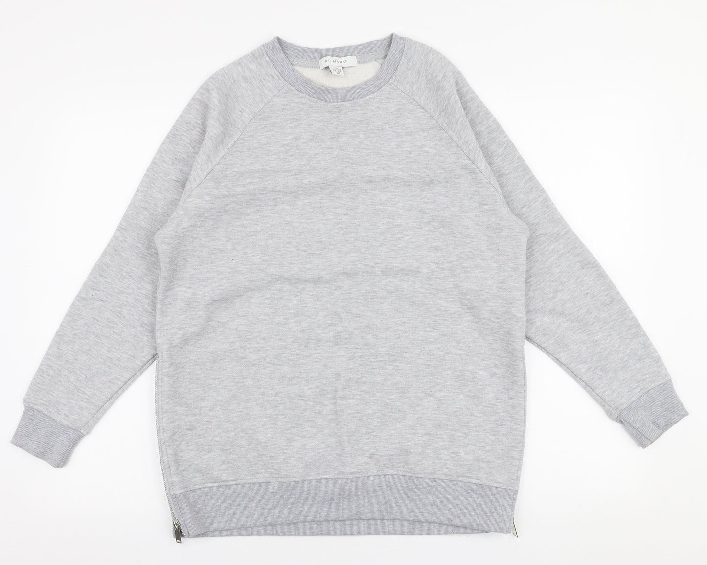 Primark Womens Grey  Polyester Pullover Sweatshirt Size 2XS  Pullover