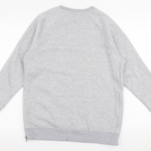 Primark Womens Grey  Polyester Pullover Sweatshirt Size 2XS  Pullover