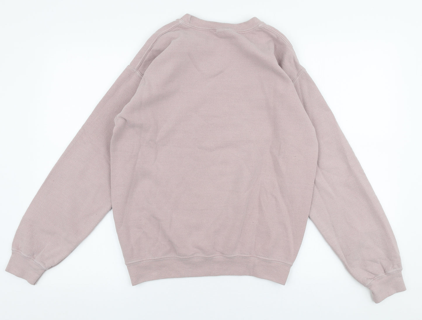 Topshop Womens Pink  Polyester Pullover Sweatshirt Size S  Pullover