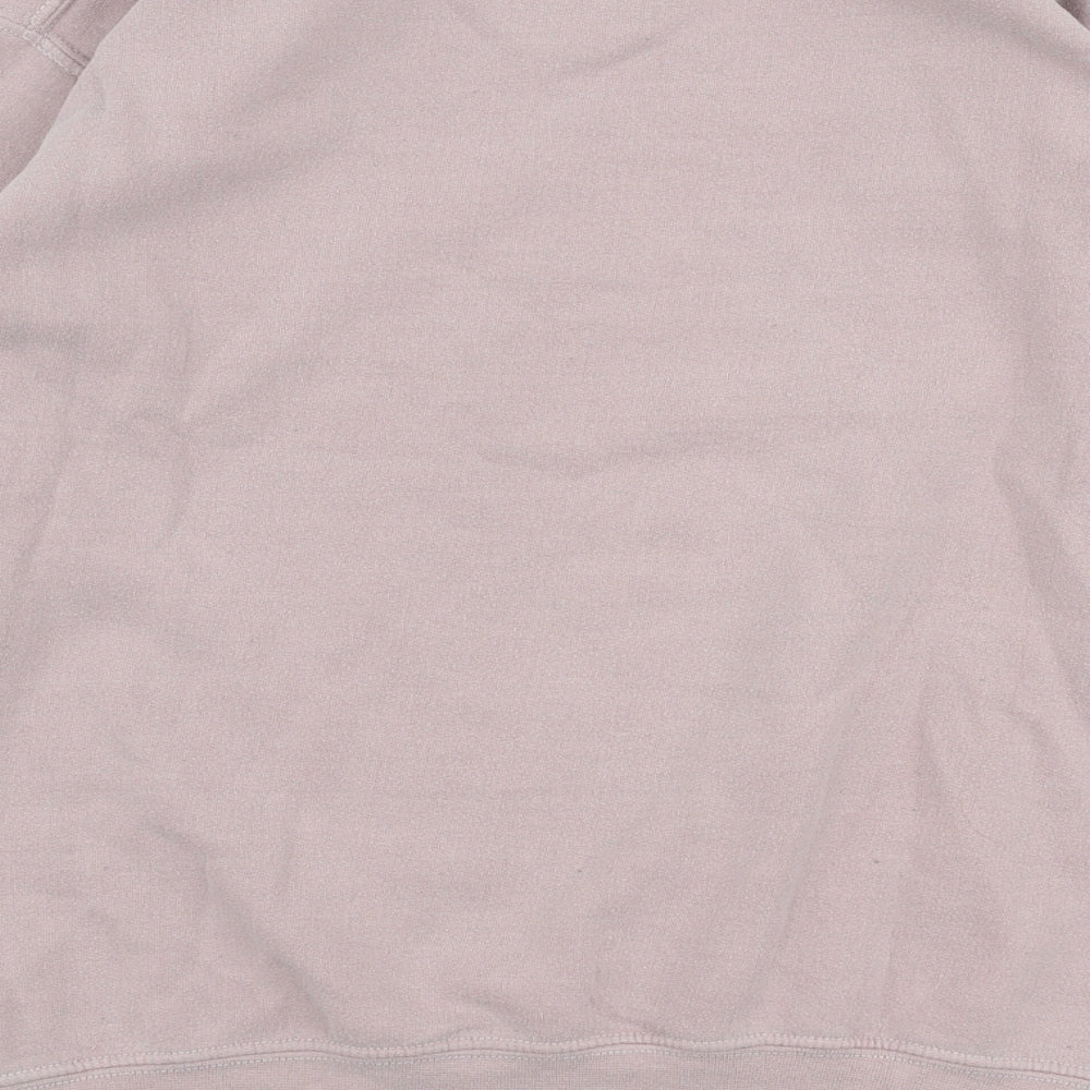 Topshop Womens Pink  Polyester Pullover Sweatshirt Size S  Pullover