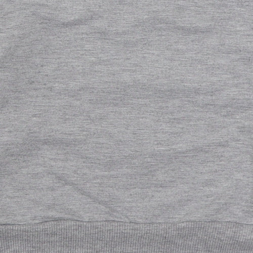 Preworn Girls Grey  Cotton Pullover Sweatshirt Size 2 Years  Pullover