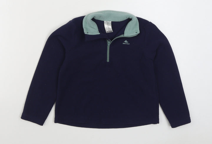 Quechua Boys Blue   Jacket  Size 5-6 Years  Zip