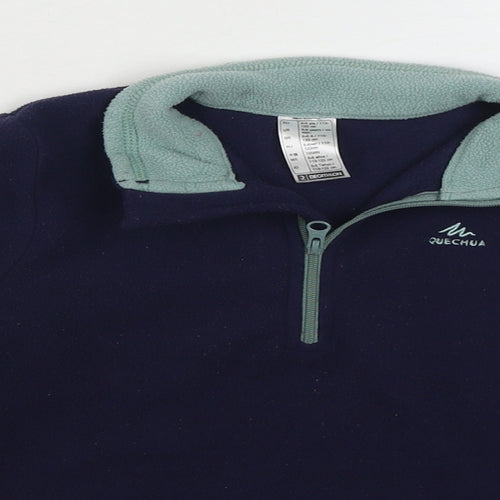 Quechua Boys Blue   Jacket  Size 5-6 Years  Zip
