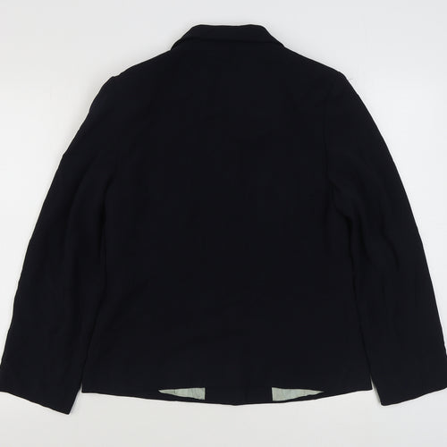 CCDK Womens Blue   Jacket Blazer Size 14  Button