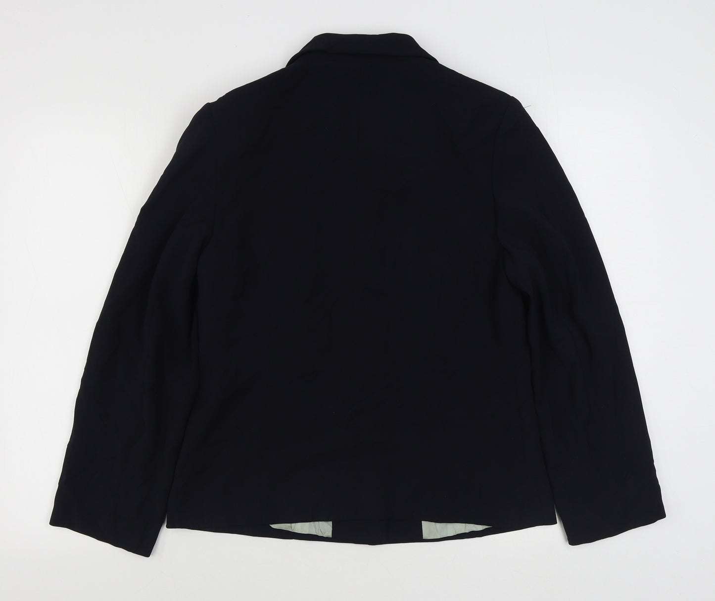 CCDK Womens Blue   Jacket Blazer Size 14  Button