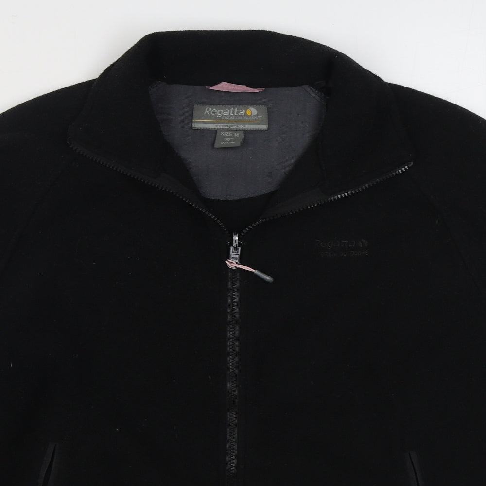 Regatta Womens Black   Jacket  Size 14  Zip