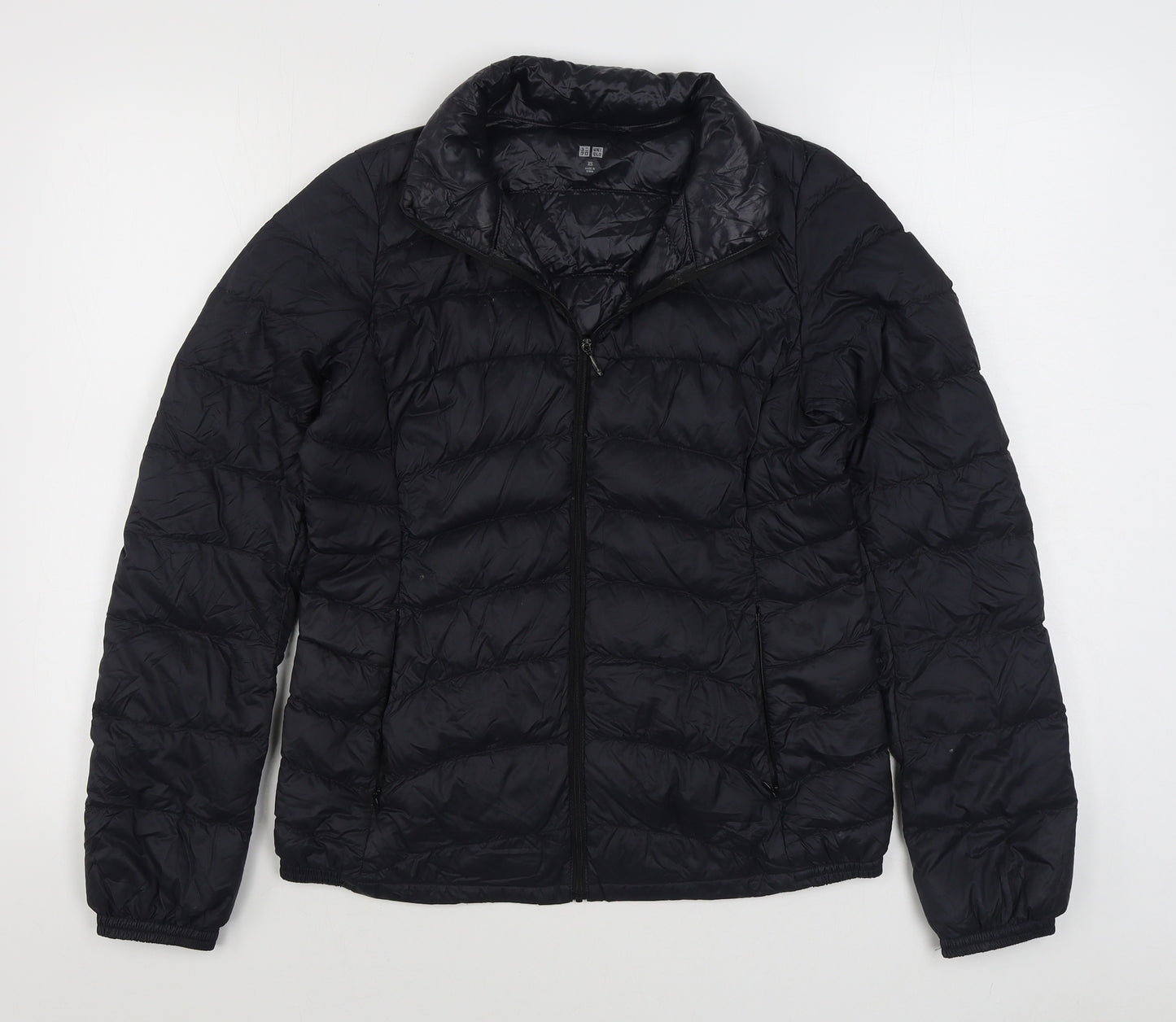 Uniqlo Womens Black   Quilted Coat Size XS  Zip
