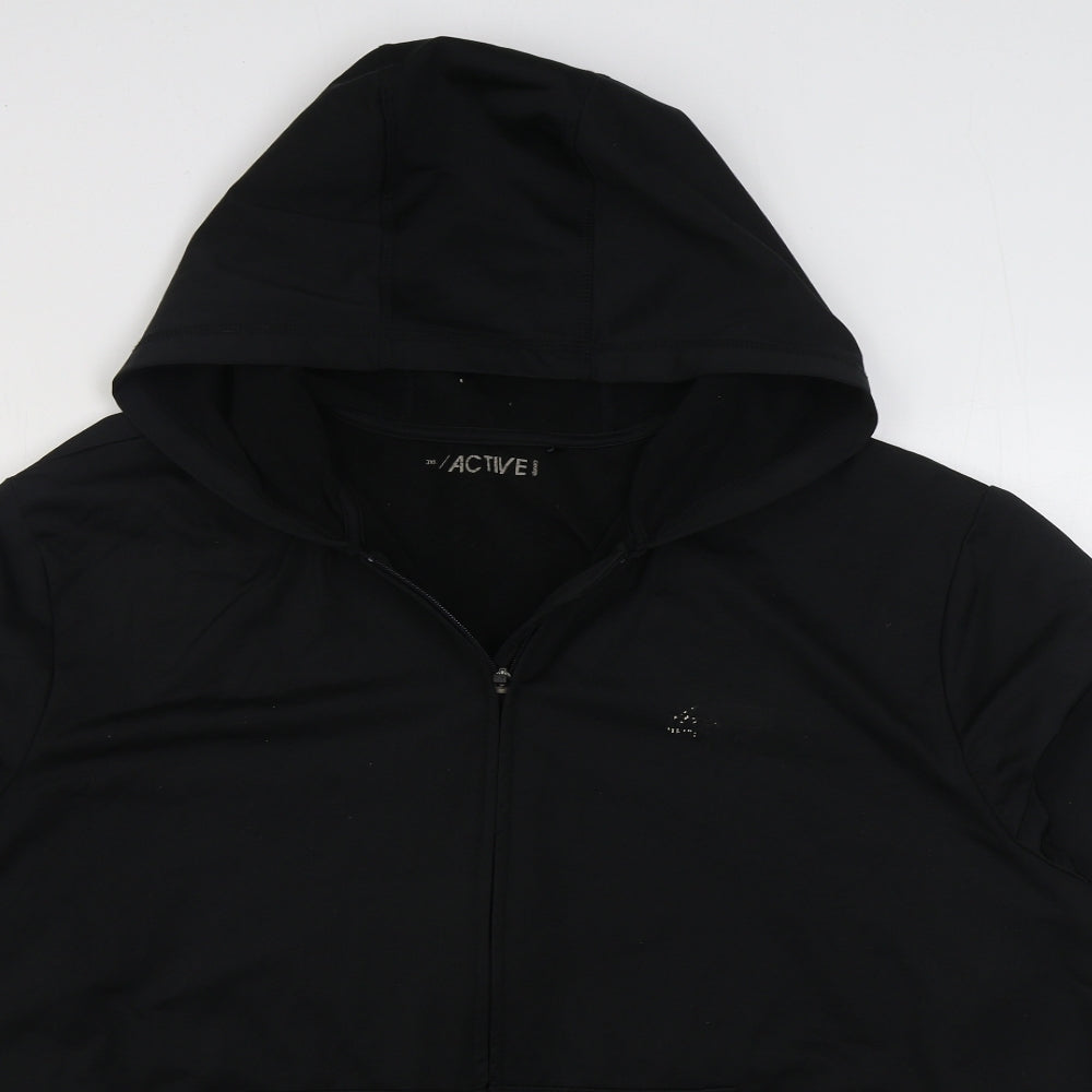 George Mens Black   Jacket  Size 3XL  Zip