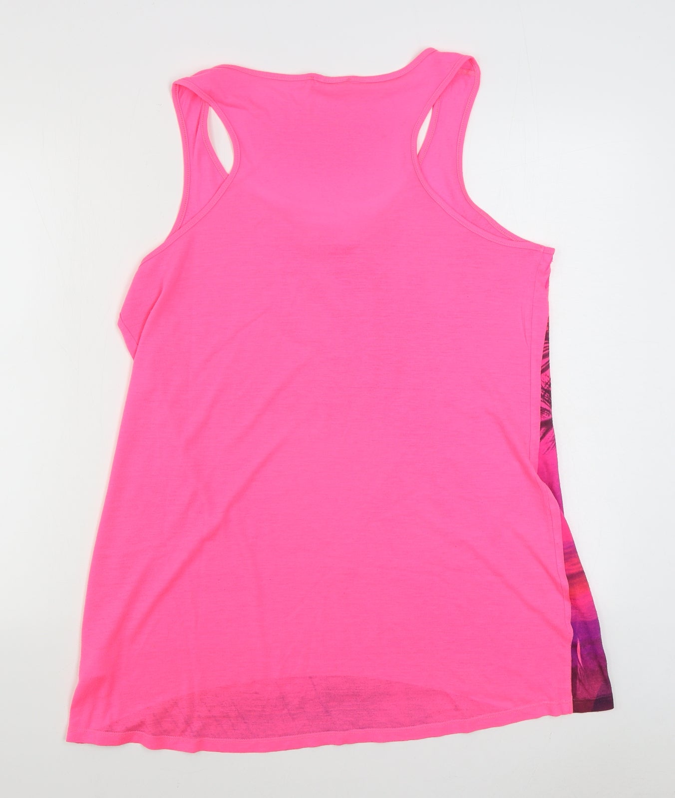 A Wear Womens Pink  Polyester Tunic Tank Size 18 Scoop Neck