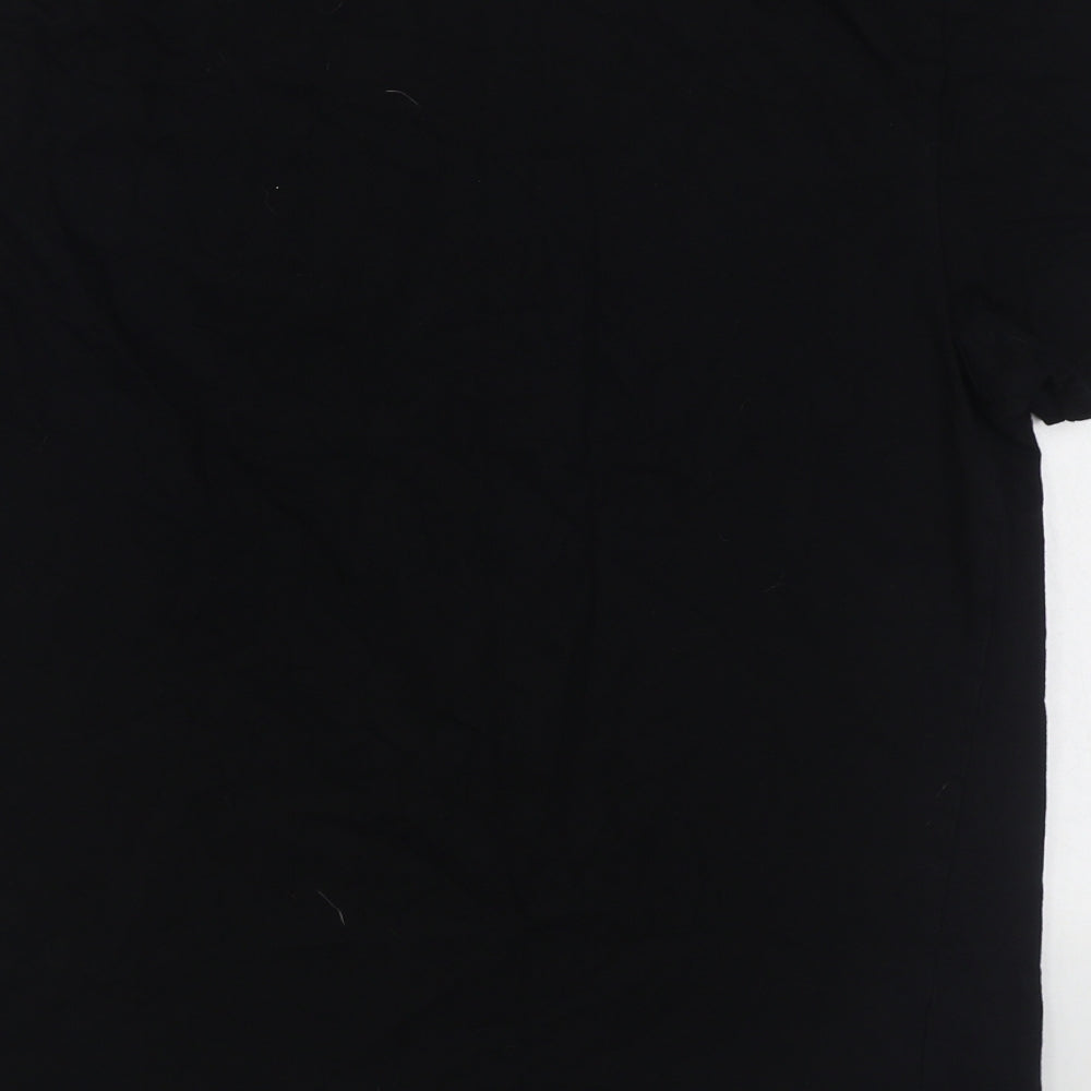 Batman Mens Black  Cotton  T-Shirt Size XL Round Neck