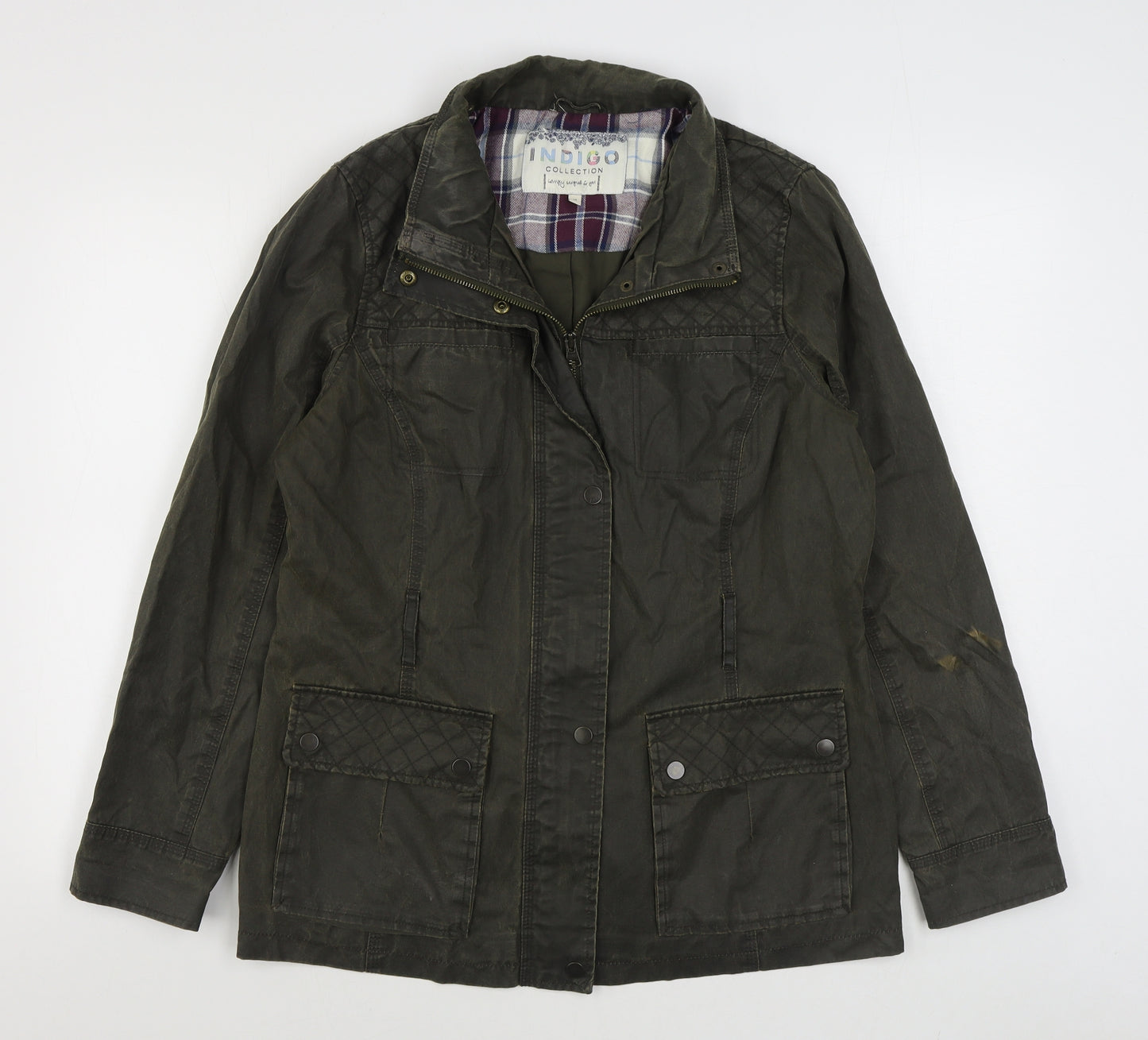 Marks and Spencer Womens Green   Jacket  Size 14  Zip