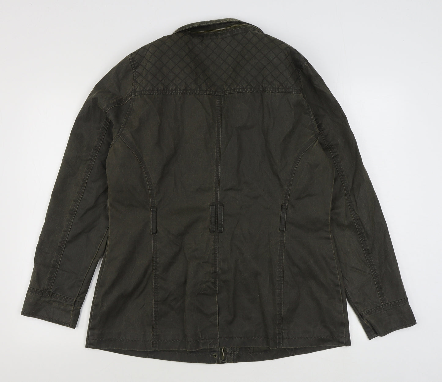 Marks and Spencer Womens Green   Jacket  Size 14  Zip