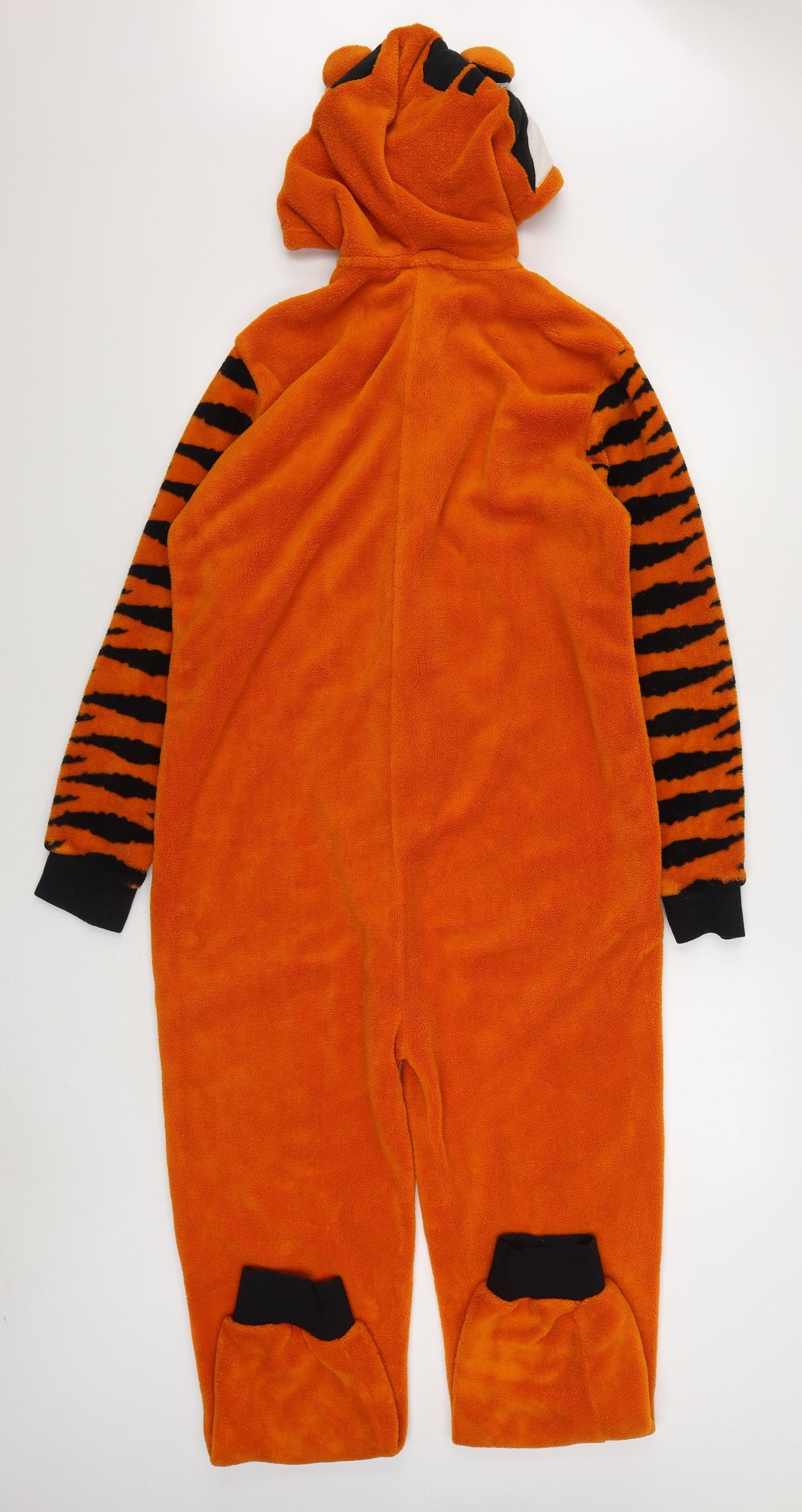 Primark Mens Orange Animal Print Polyester  One Piece Size S  Zip - Frosties