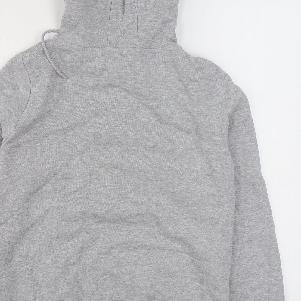 Primark Womens Grey  Cotton Full Zip Hoodie Size M  Pullover