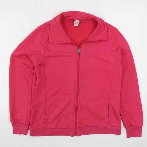 DECATHLON Womens Pink   Jacket  Size L  Zip