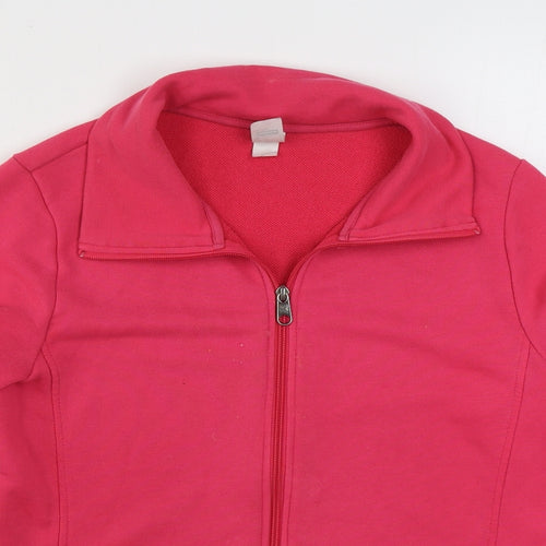 DECATHLON Womens Pink   Jacket  Size L  Zip