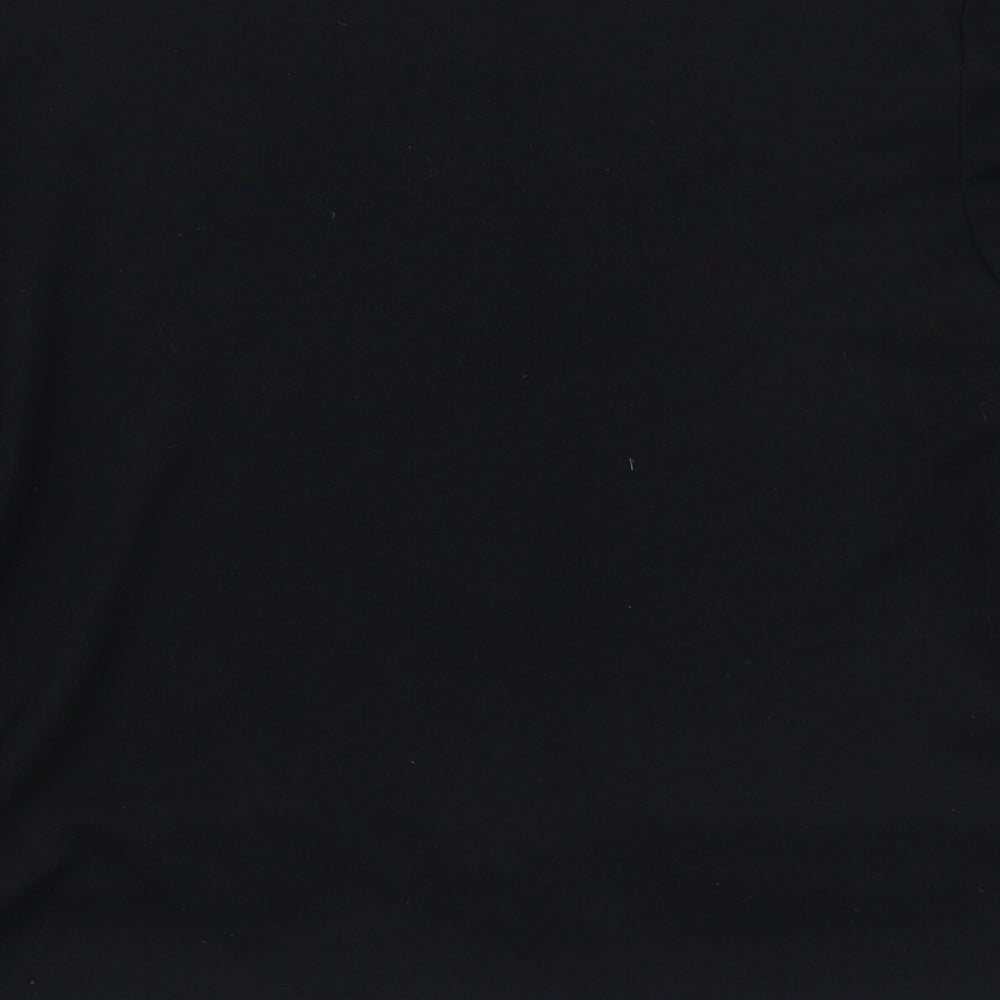 Debenhams Womens Black Round Neck  Polyester Cardigan Jumper Size 16